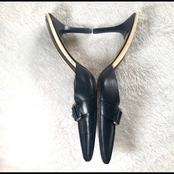 GUCCI Black Open-back Heels - Picture 9 of 12